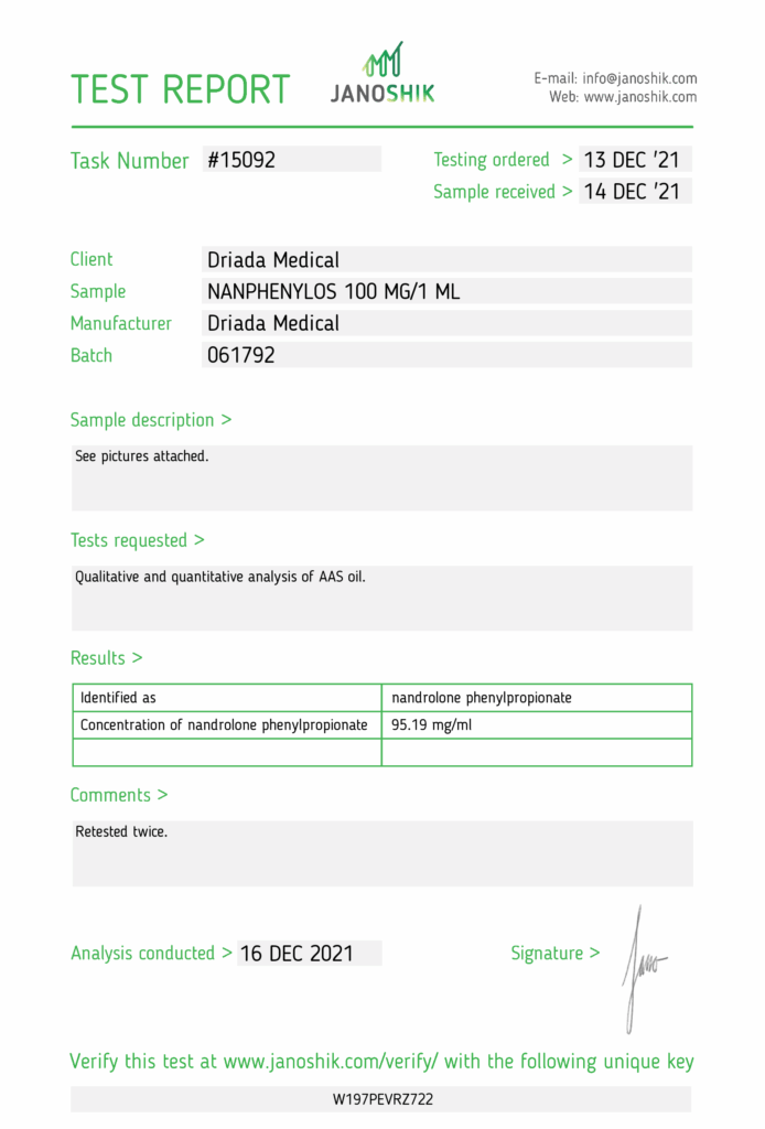 testrapport NPP