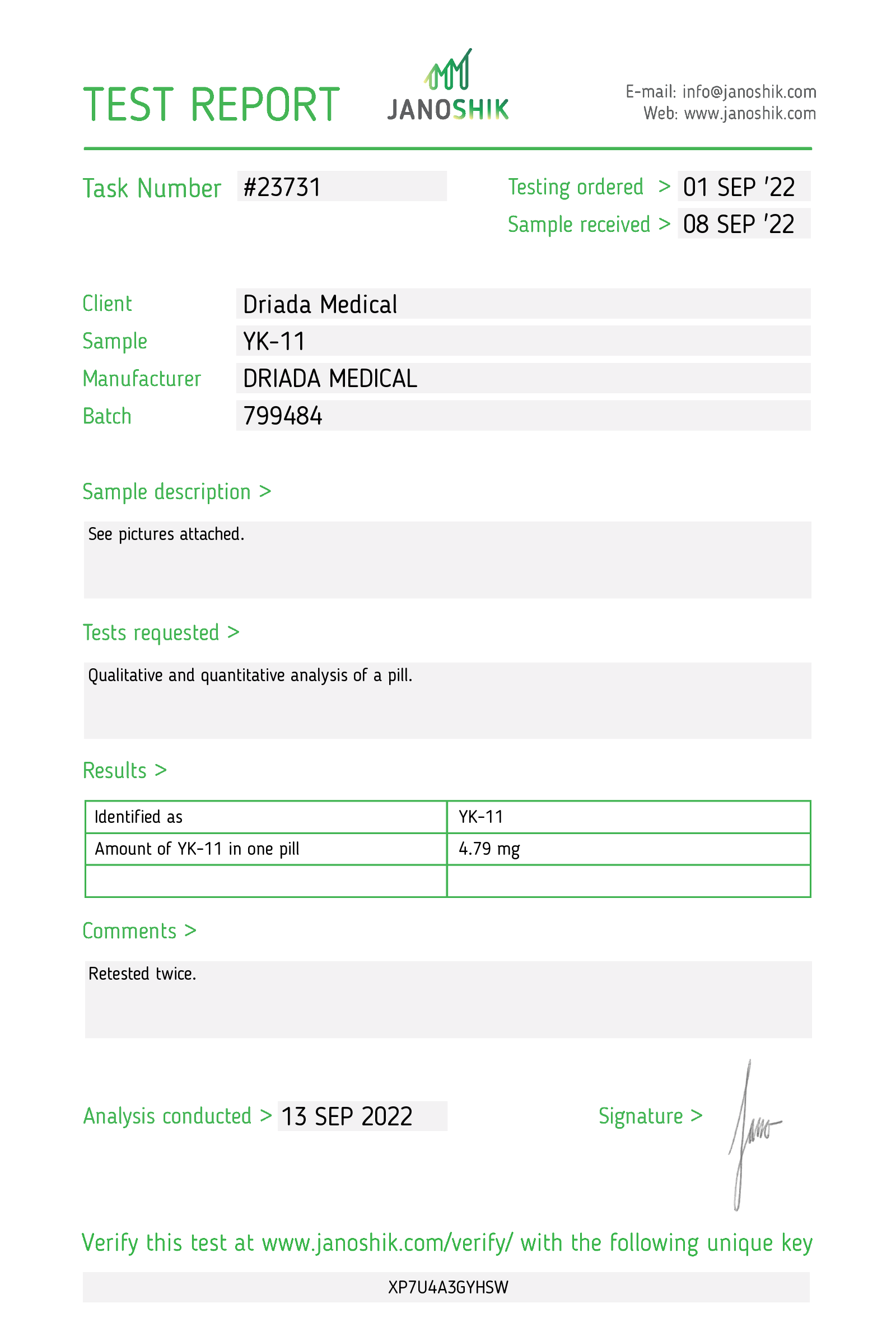 testrapport YK11-4.79-mg-
